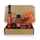 Crayssac Black Truffle Bundle featuring Black Truffle Balsamic Vinegar Glaze, Black Truffle Cyprus Flakes, Black Truffle Sauce, Truffle Caviar (50g), and Black Truffle Olive Oil (100ml), perfect for enhancing gourmet dishes and gifting to truffle enthusiasts.