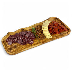 Olive Wood Rustic Oval Cutting Board