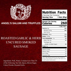Angel’s Salumi and Truffles – Smoked Berkshire Pork Bratwursts, 4 Sausages per Pack, Gluten-Free, Antibiotic & Hormone-Free