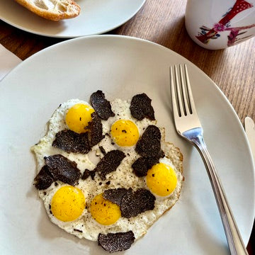 Truffle Morning Magic: Sunny-Side Up with a Gourmet Twist