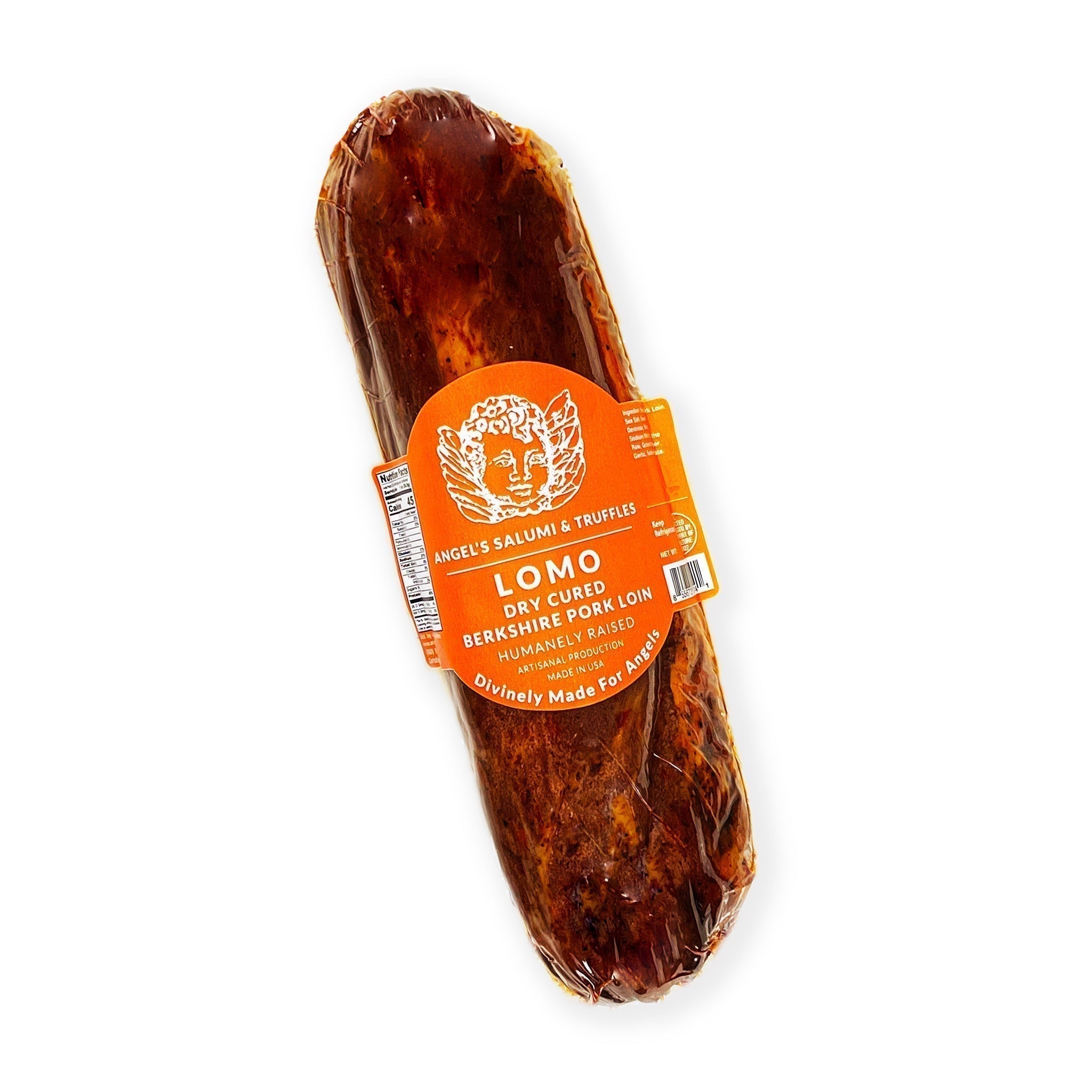Angel’s Salumi and Truffles – Spanish Lomo, 100% Berkshire Pork Loin, Aged Four Months, Gluten-Free, Antibiotic-Free