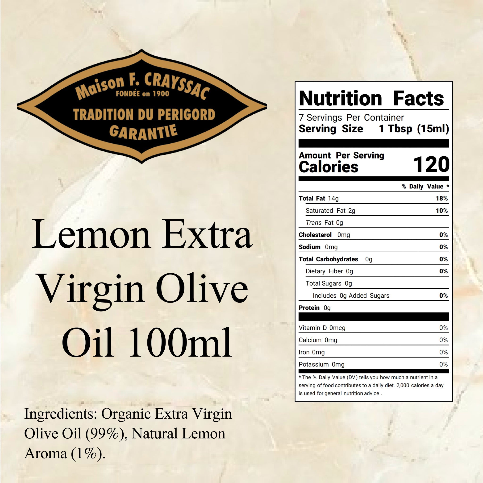 Lemon Extra Virgin Olive Oil