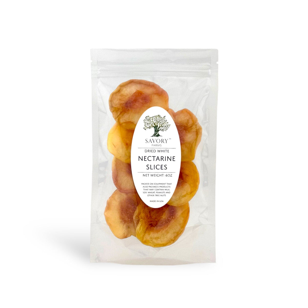 Dried White Nectarine Slices
