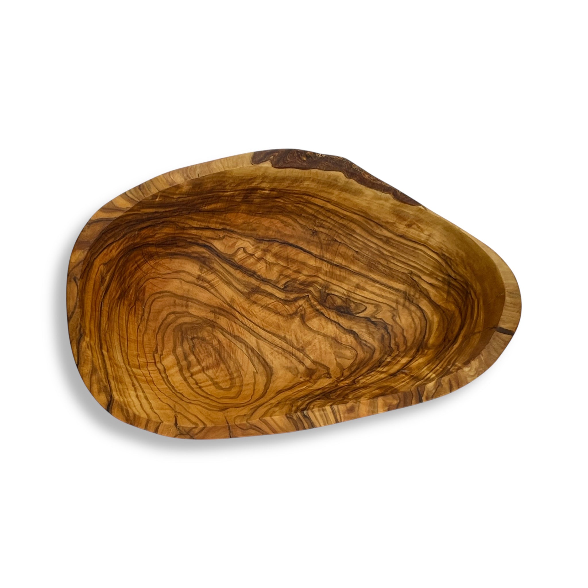 Olive Wood Oval Bowl