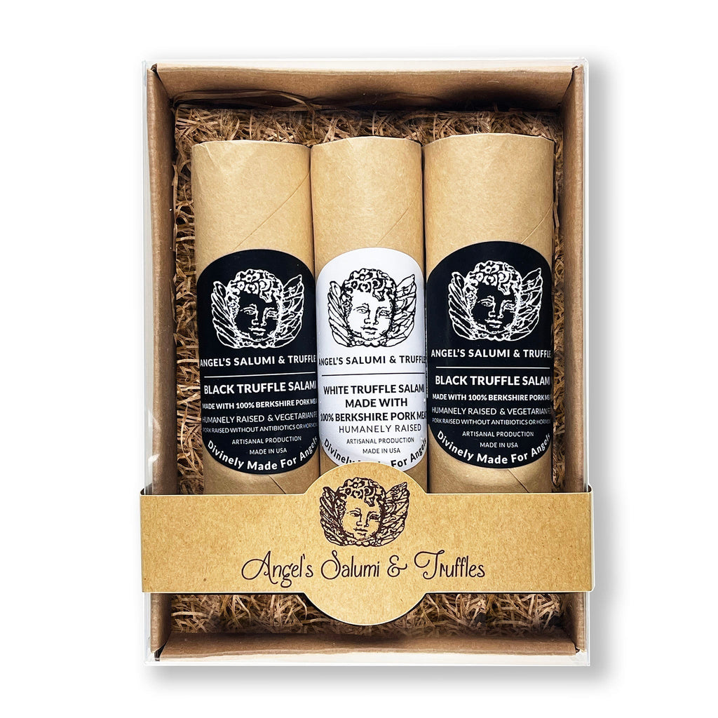 Truffle Trio Gift Box | Angel's Salumi & Truffles – Savory Farms